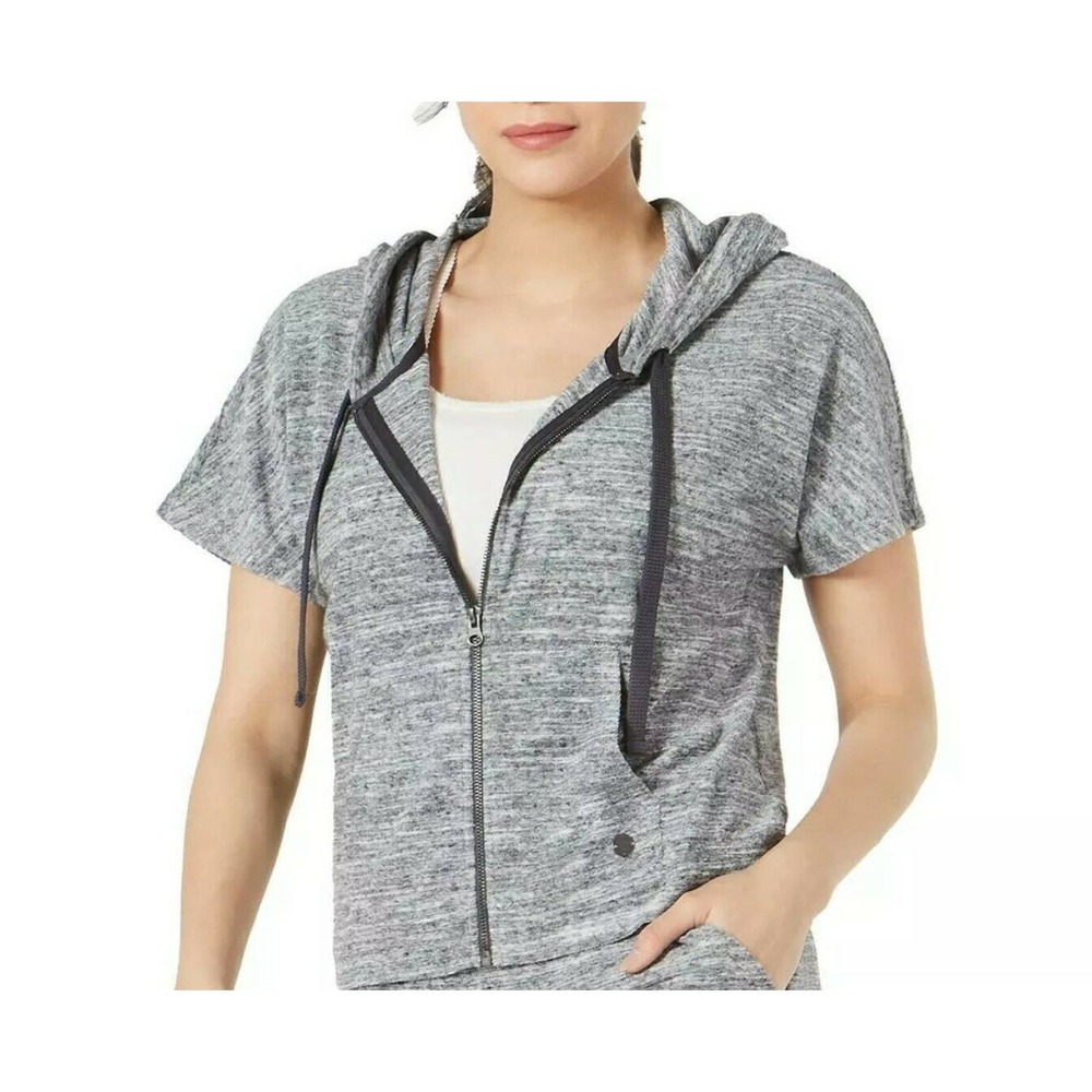 Ideology Cropped Running Hoodie